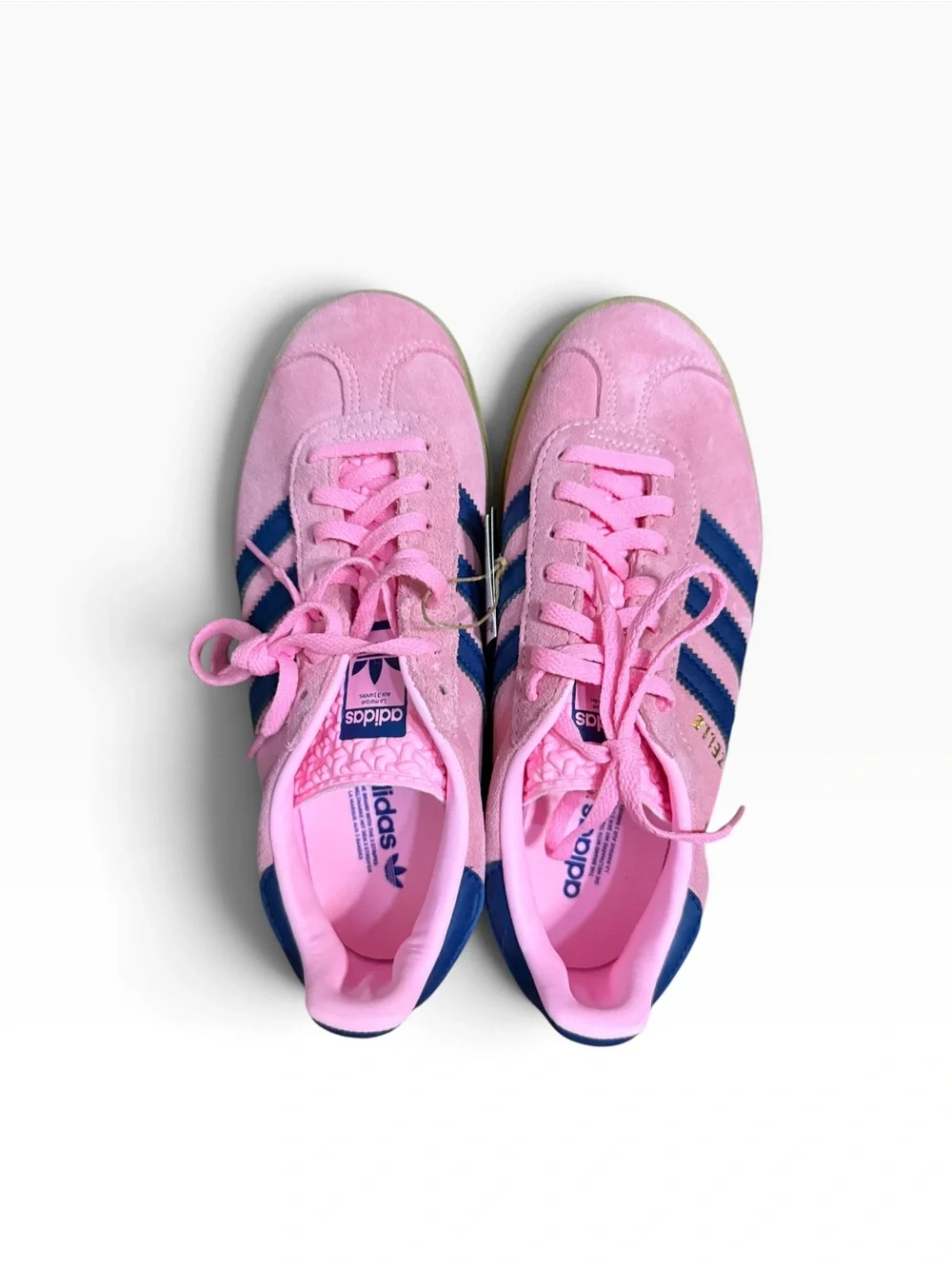 Adidas Gazelle Bold Pink Navy Suede Platform Sneakers US 6 NWT